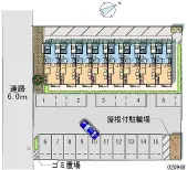 ★手数料０円★ひたちなか市西大島３丁目　月極駐車場（LP）